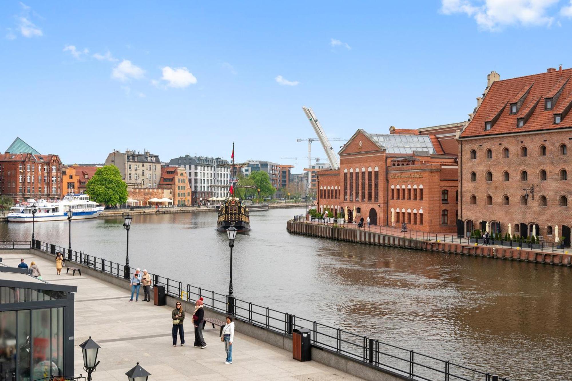 Magical River View By Downtown Apartments Gdansk Exterior foto